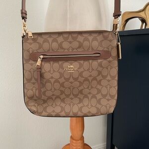 Coach Kitt Messenger Crossbody Bag in Signature Canvas